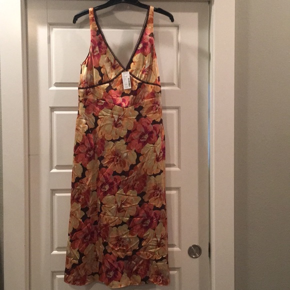 J. Crew Dresses & Skirts - JCrew New w tags silk fall floral slip dress sz 10 J. Crew Dresses & Skirts - JCrew New w tags silk fall floral slip dress sz 10